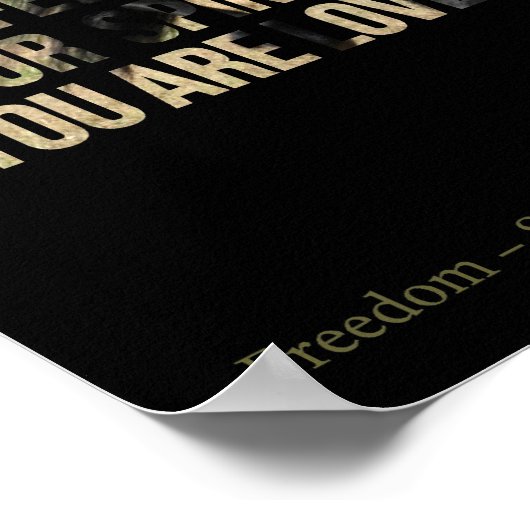 Schutz von Tieren - Poster (Ecke)