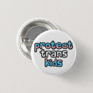 Schutz von Trans Kids - Abzeichen der Transponderf Button