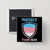 Schutz von Trans Kids Button (Vorne & Hinten)