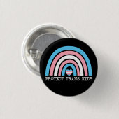 Schutz von Trans Kids Button (Vorne & Hinten)