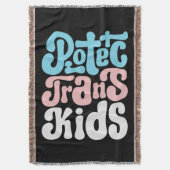 Schutz von Trans Kids Decke (Vorderseite Vertikal)