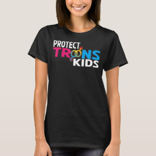 Schutz von Trans Kids für Unterstützung von LGBT P T-Shirt