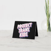 Schutz von Trans Kids LGBTI+ Rights Prith Monatsst Karte (Vorderseite)