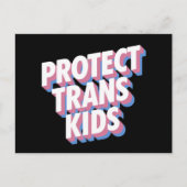 Schutz von Trans Kids LGBTI+ Rights Prith Monatsst Postkarte (Vorderseite)