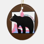 Schutz von Trans Kids Mama Bear Transgender Keramik Ornament (Links)