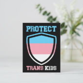 Schutz von Trans Kids Postkarte (Stehend Vorderseite)
