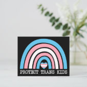 Schutz von Trans Kids Postkarte (Stehend Vorderseite)