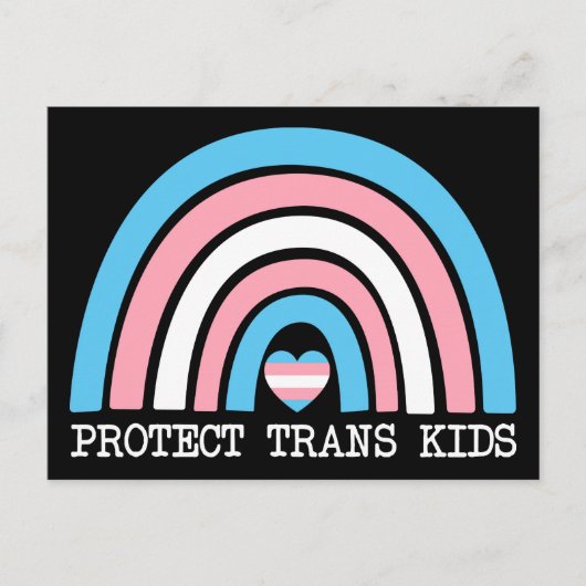 Schutz von Trans Kids Postkarte (Vorderseite)