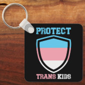 Schutz von Trans Kids Schlüsselanhänger (Vorderseite)