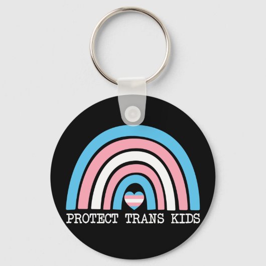 Schutz von Trans Kids Schlüsselanhänger (Vorderseite)