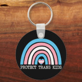 Schutz von Trans Kids Schlüsselanhänger (Rückseite)