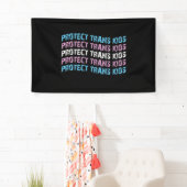 Schutz von Trans Kids - Trans Flag Wave Banner (Insitu)