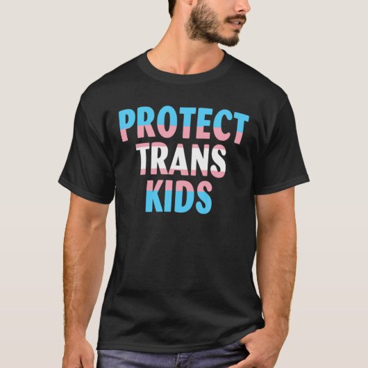 Schutz von Trans Kids Transsexualität Trans Pride  T-Shirt (Vorderseite)