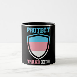 Schutz von Trans Kids Zweifarbige Tasse