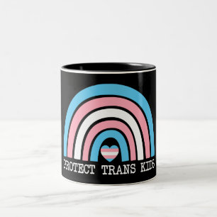 Schutz von Trans Kids Zweifarbige Tasse