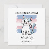 Schutz von Trans People oder Die - Fierce Cat (Vorderseite)