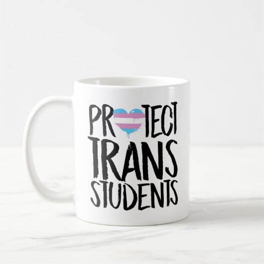Schutz von Trans Students Kaffeetasse (Links)