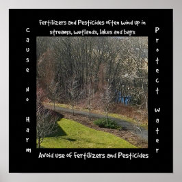 Schutz von Wasser und Natur Poster