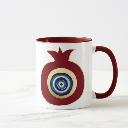Schutz vor dem Bösen Blick Tasse (Rechts)