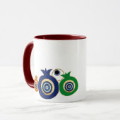 Schutz vor dem Bösen Blick Tasse (Vorderseite Links)