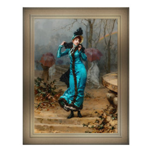 Schutz vor dem Sturm von Frederik Hendrik Kaemmere Fotodruck