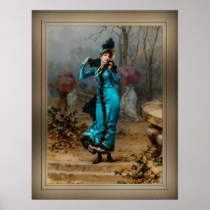 Schutz vor dem Sturm von Frederik Hendrik Kaemmere Poster