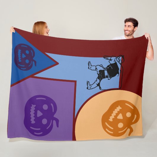 Schutz vor Kälte, DUNKEL(RED,ORANGE,VIOLET Fleecedecke (Beispiel)