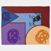 Schutz vor Kälte, DUNKEL(RED,ORANGE,VIOLET Fleecedecke (Vorderseite (Horizontal))