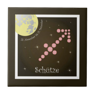 Schütze 23. November bis 21. Dezember Fotofliese Fliese