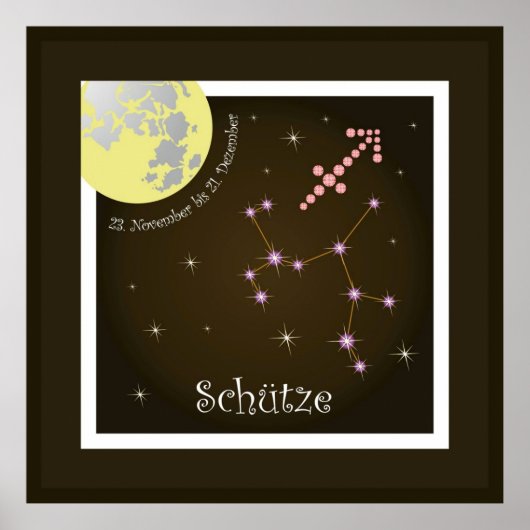 Schütze 23. November bis 21. Dezember Poster (Vorne)