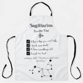 Schütze - Aufgabenliste Schürze (Vorderseite)