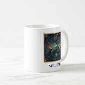 Schütze Blue Celestial Tierkreis Kaffeetasse (VorderseiteRechts)