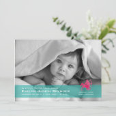 Schütze das Archer Foto Geburtsankündigung Ankündigung (Stehend Vorderseite)