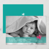 Schütze das Archer Foto Geburtsankündigung Ankündigung (Vorne/Hinten)