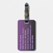 Schütze - das Bogenschütze-Tierkreis-Symbol Gepäckanhänger (Rückseite vertikal)