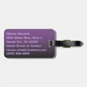 Schütze - das Bogenschütze-Tierkreis-Symbol Gepäckanhänger (Rückseite horizontal)