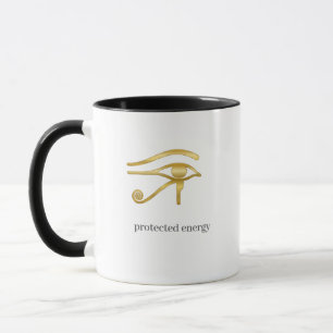Schütze deine Energie Horus Auge Ägyptisches Symbo Tasse