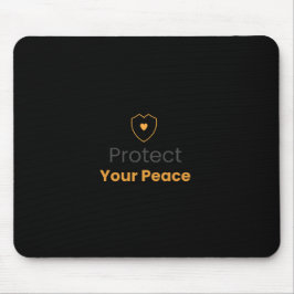 Schütze deinen Frieden – Minimaler motivierender M Mousepad