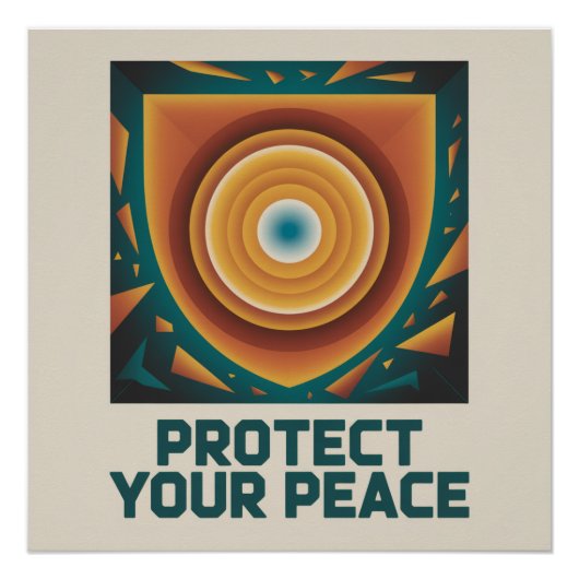 Schütze Deinen Frieden Poster (Vorderseite)