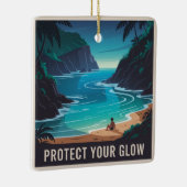 Schütze deinen Glanz Keramikornament (Rechts)