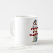 Schütze deinen Nachbarn Kaffeetasse (Vorderseite Links)