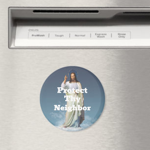 Schütze deinen Nachbarn Magnet