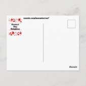 Schütze Deinen Nachbarn Postkarte (Rückseite)