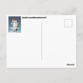 Schütze deinen Nachbarn Postkarte (Rückseite)