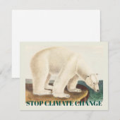 Schütze den Eisbären Klimawandel Kunst (Vorne/Hinten)