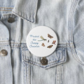 Schütze den Gruseligen Kriecher Pin Button (Beispiel)