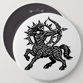 Schütze — Der Schütze von BurnsInHell Button (Vorne & Hinten)