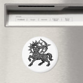 Schütze — Der Schütze von BurnsInHell Magnet (In Situ (Geschirrspüler))