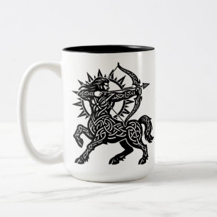 Schütze — Der Schütze von BurnsInHell Zweifarbige Tasse