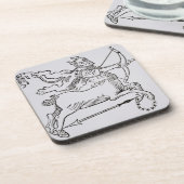 Schütze (der Zentaur) eine Illustration von Untersetzer (Linke Seite)